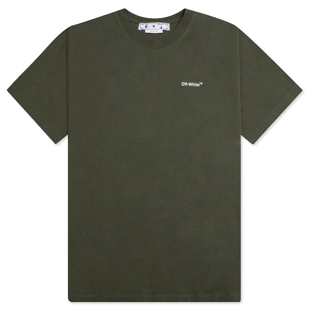 Bricks Slim S/S Tee - Army Green