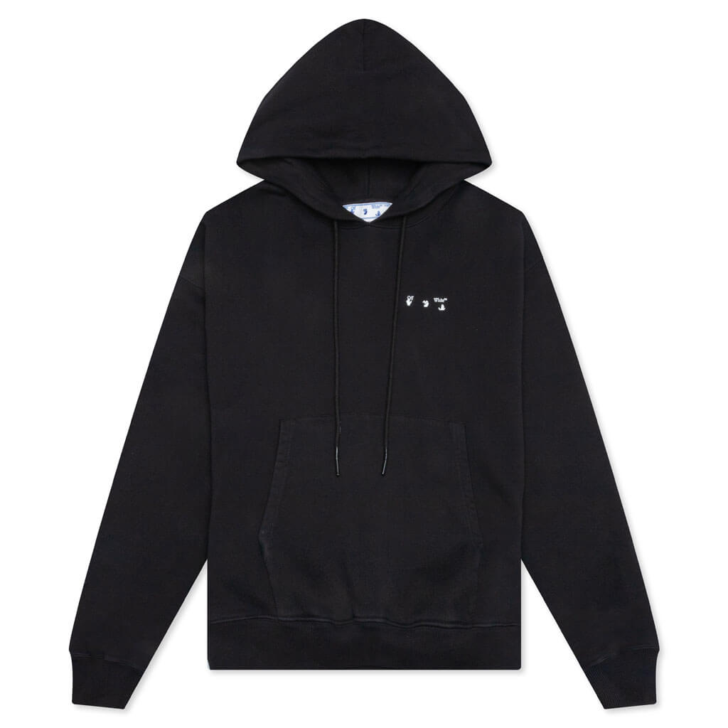 Caravaggio Paint Over Hoodie - Black/White