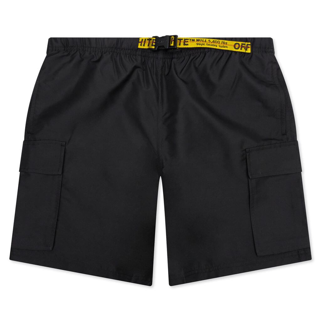 Classic Ind Cargo Swimshorts - Black/Yellow