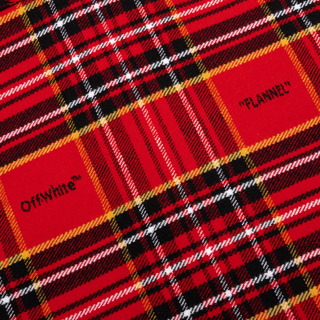 Flannel Skate Shirt - Red/Black