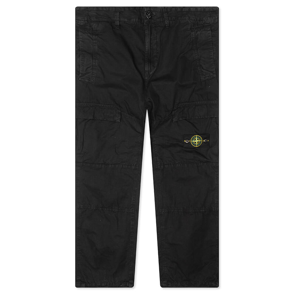 Old Treatment Comfort Fit Cargo Pants - Black