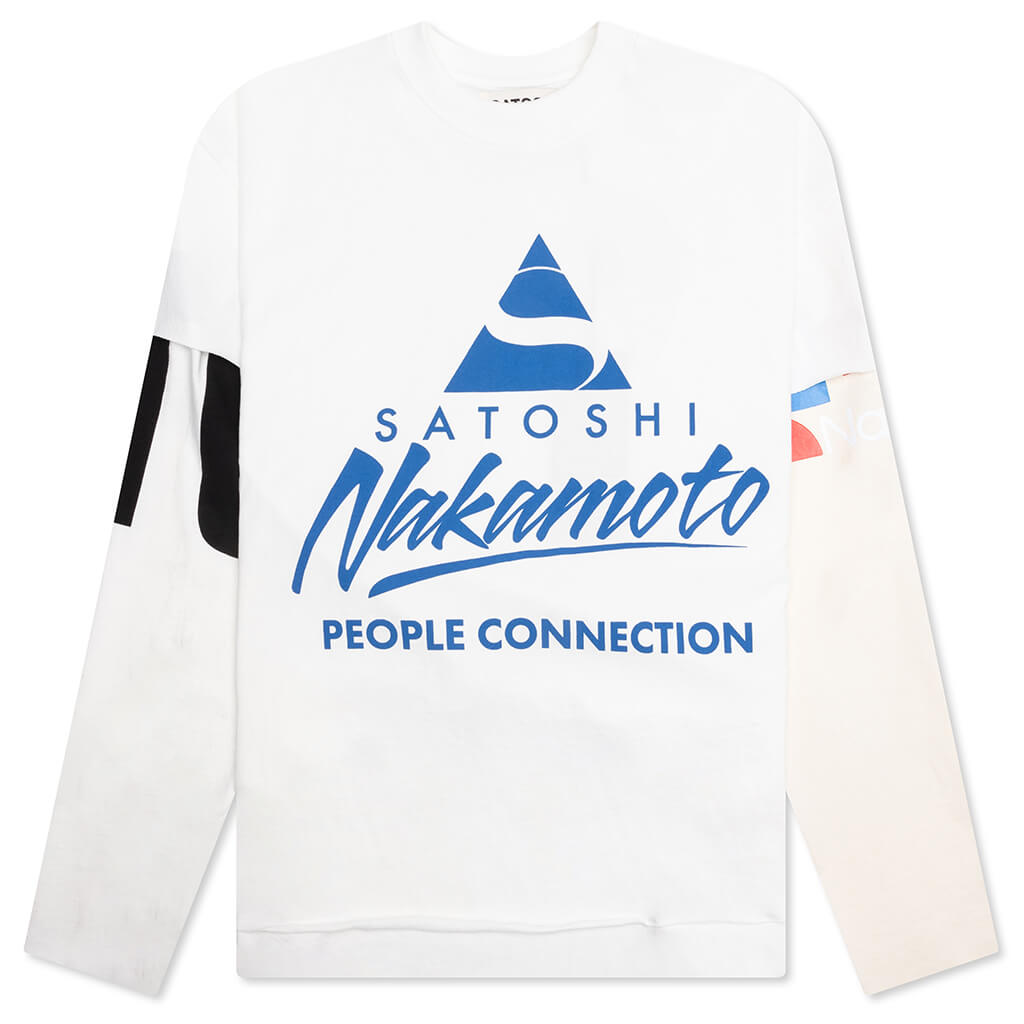 Online Graphic L/S Tee - White