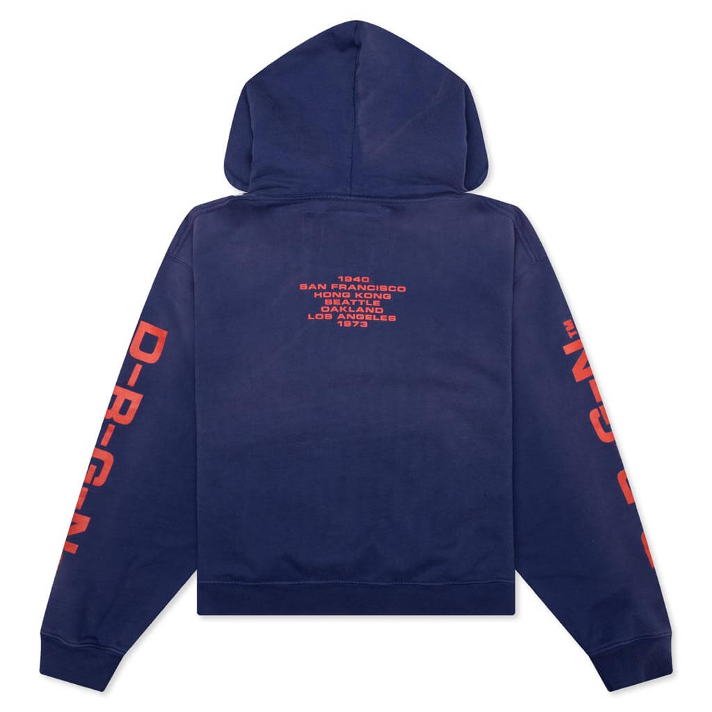 Origins Bleached Hoodie - Bleached Blue