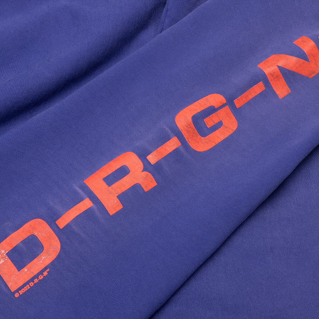 Origins Bleached Oversize Crew - Bleached Blue