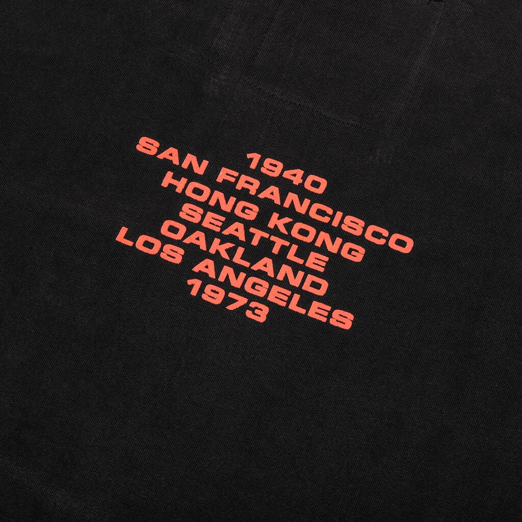 Origins Bleached Tee - Bleached Black