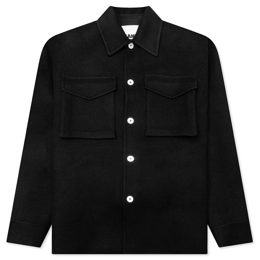 Cashmere Outer Shirt - Black