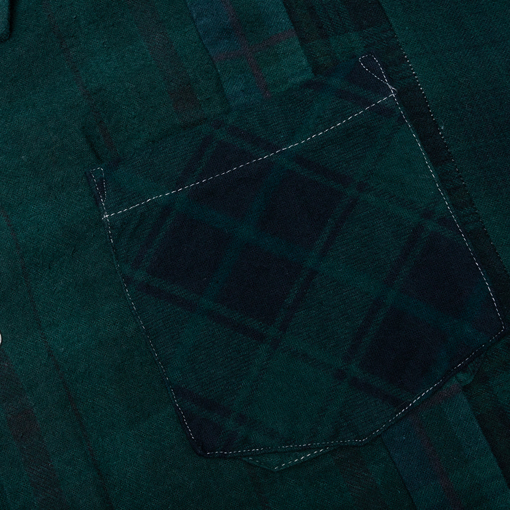 Over Dye 7 Cuts Shirt - Green