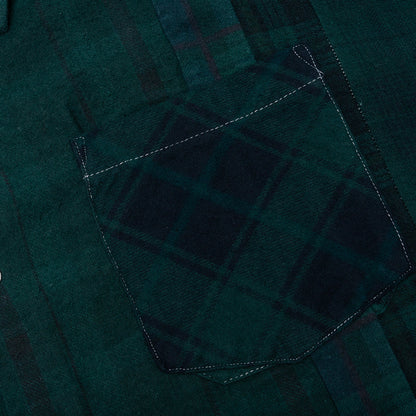Over Dye 7 Cuts Shirt - Green