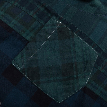Over Dye 7 Cuts Shirt - Green
