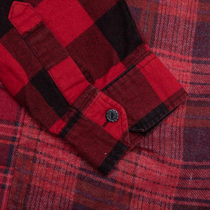 Over Dye 7 Cuts Wide Shirt - Red