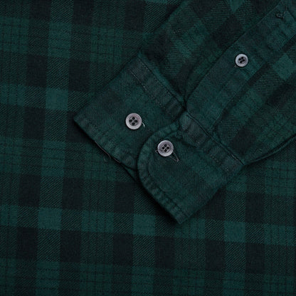 Over Dyed Ribbon Shirt - Green