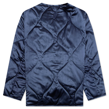 Oversized Quilted Jacket - Indigo