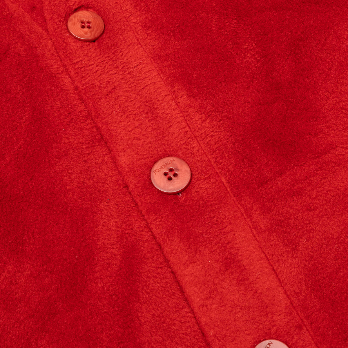 Oversized V-Neck Cardigan - Rust