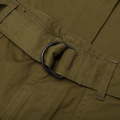 Oxford Belted Pants - Olive