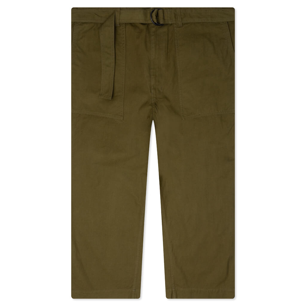 Oxford Belted Pants - Olive