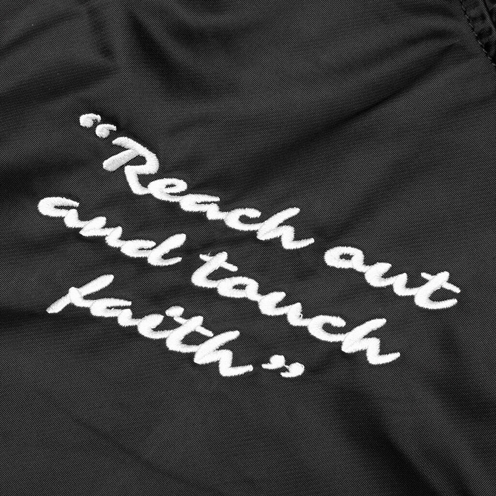 Berlin Satin Coaches Jacket - Black