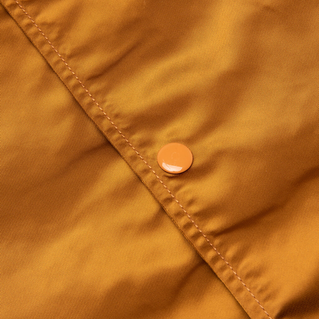 Berlin Satin Coaches Jacket - Caramel