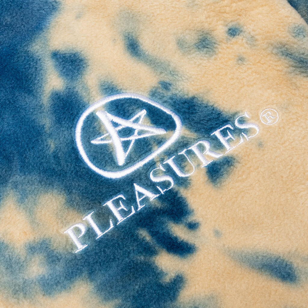 Caffeine Polar Fleece Quarter Zip - Tan