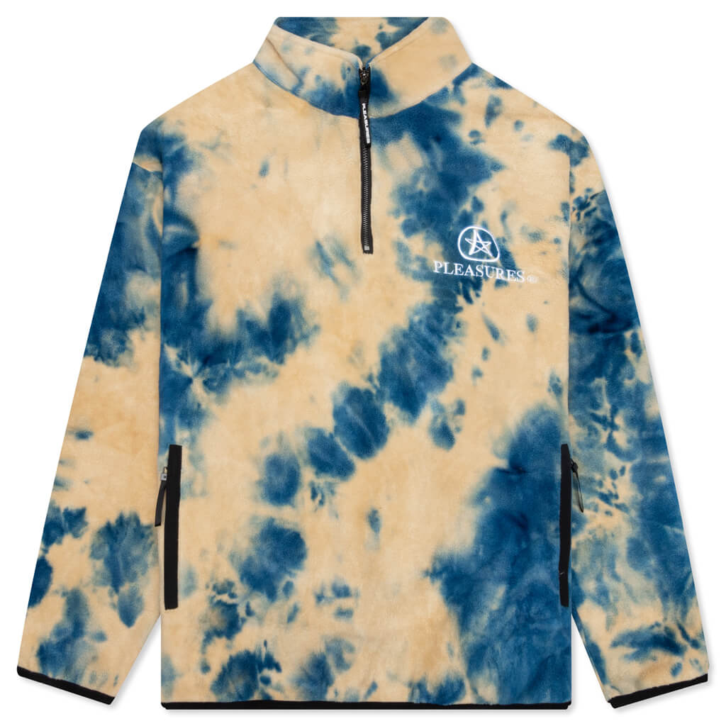Caffeine Polar Fleece Quarter Zip - Tan