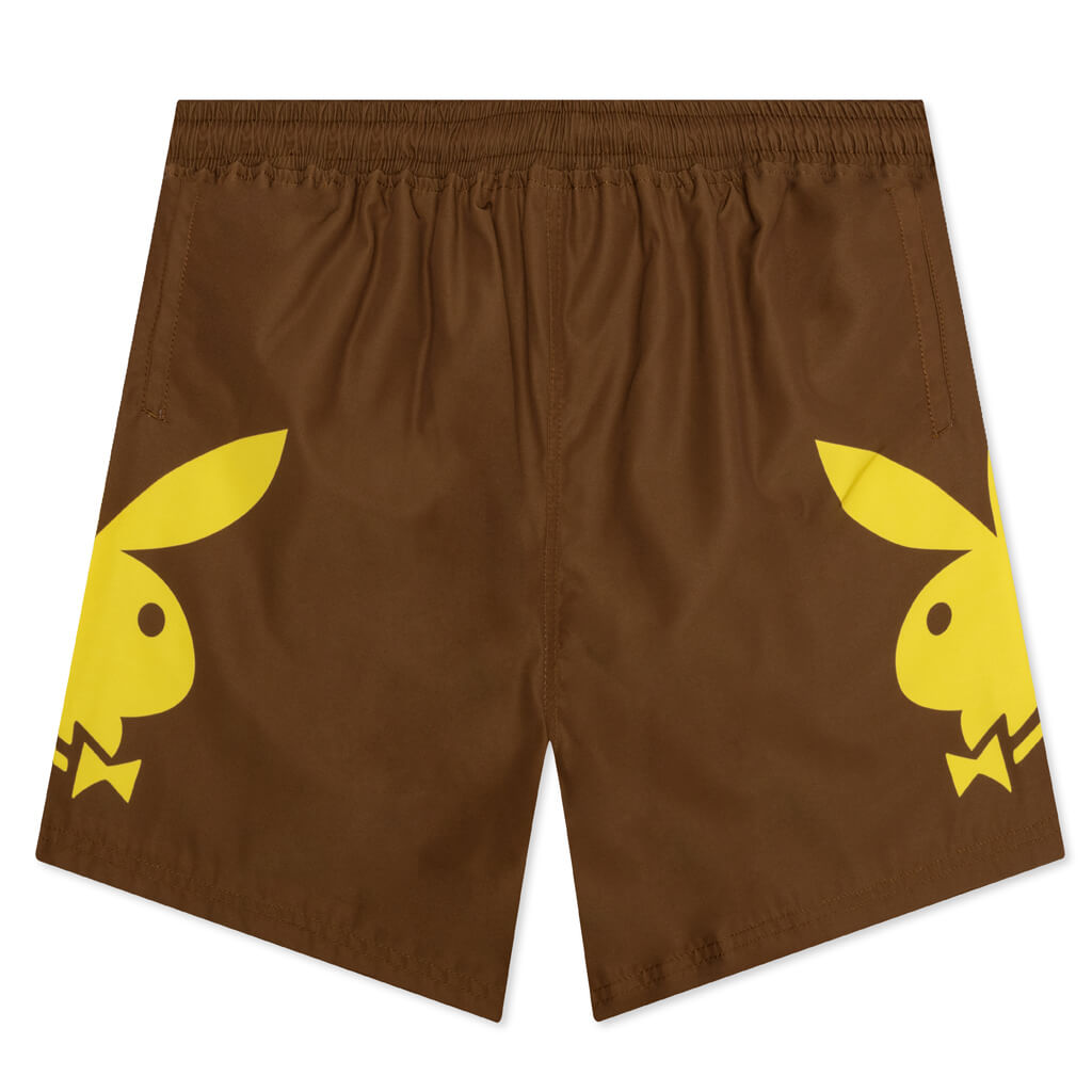 PLEASURES x Playboy Collide Short - Brown