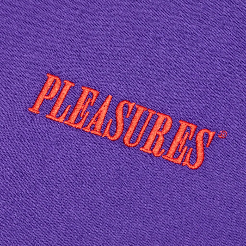 Core Embroidered T-Shirt - Purple