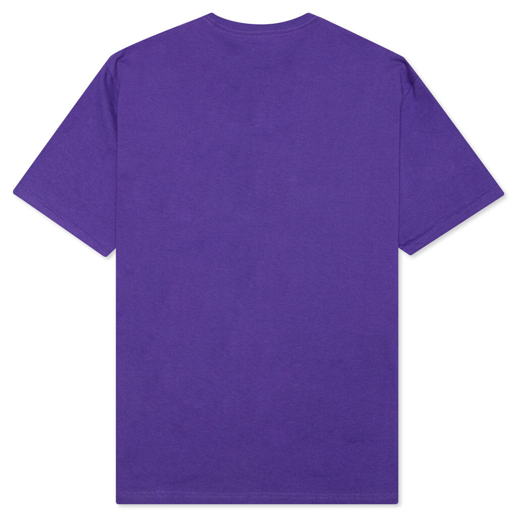 Core Embroidered T-Shirt - Purple