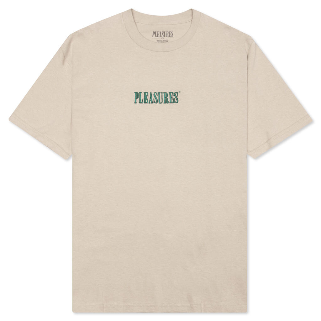 Core Embroidered T-Shirt - Sand