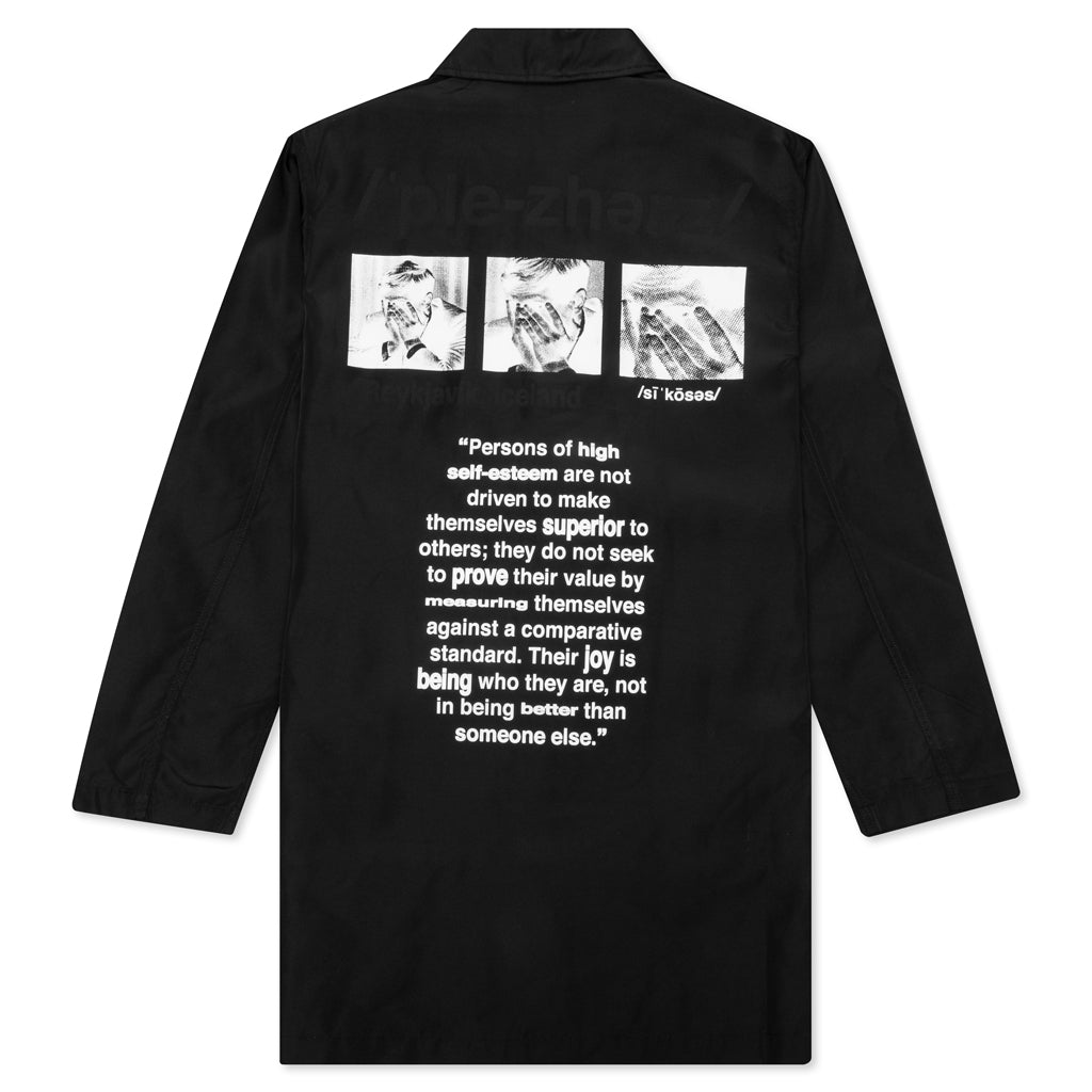 Delusion Trench Coat - Black
