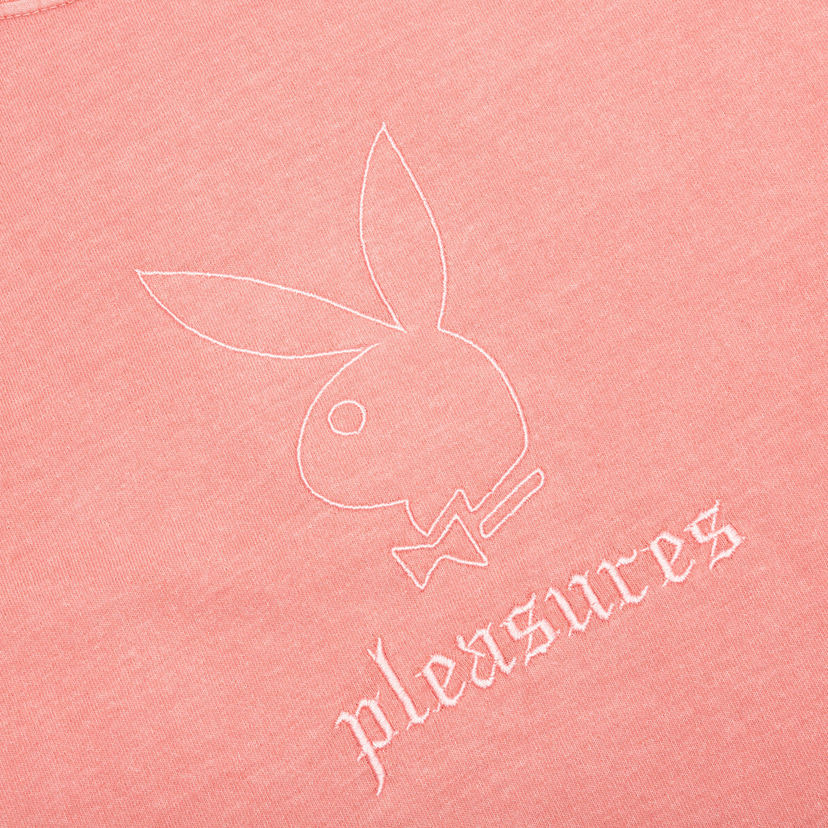 PLEASURES x Playboy Entertainment Pigment Dye T-Shirt - Red