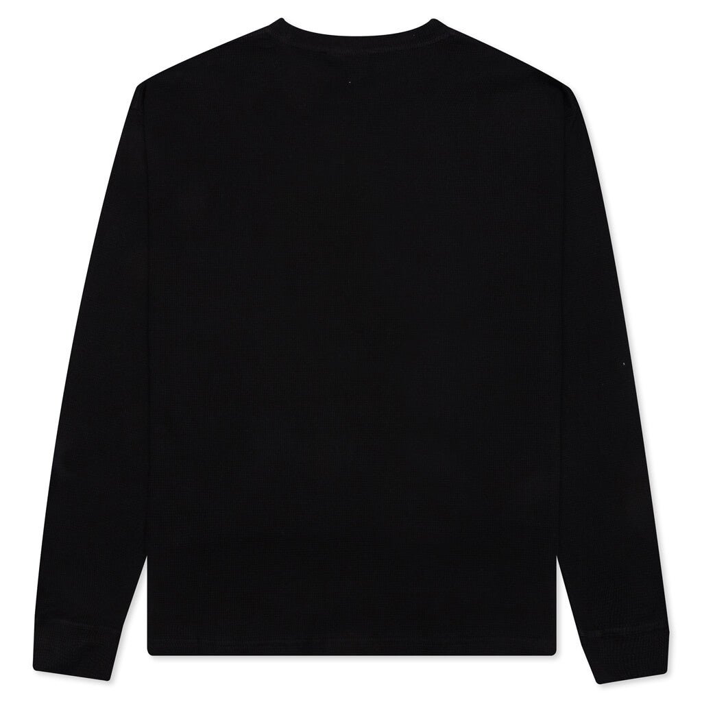Glory Waffle Knit L/S Shirt - Black
