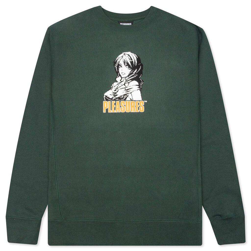 Heroine Premium Crewneck - Alpine Green