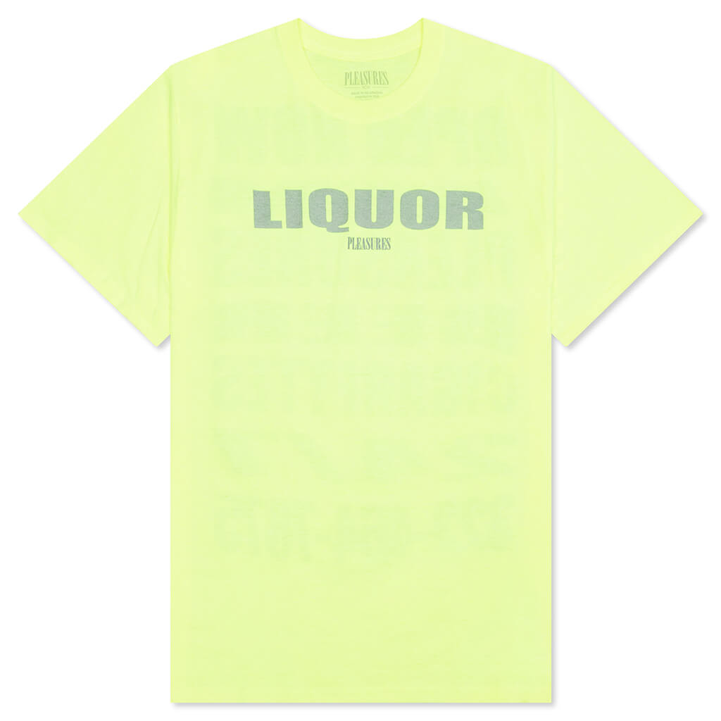 Liquor T-Shirt - Safety Green