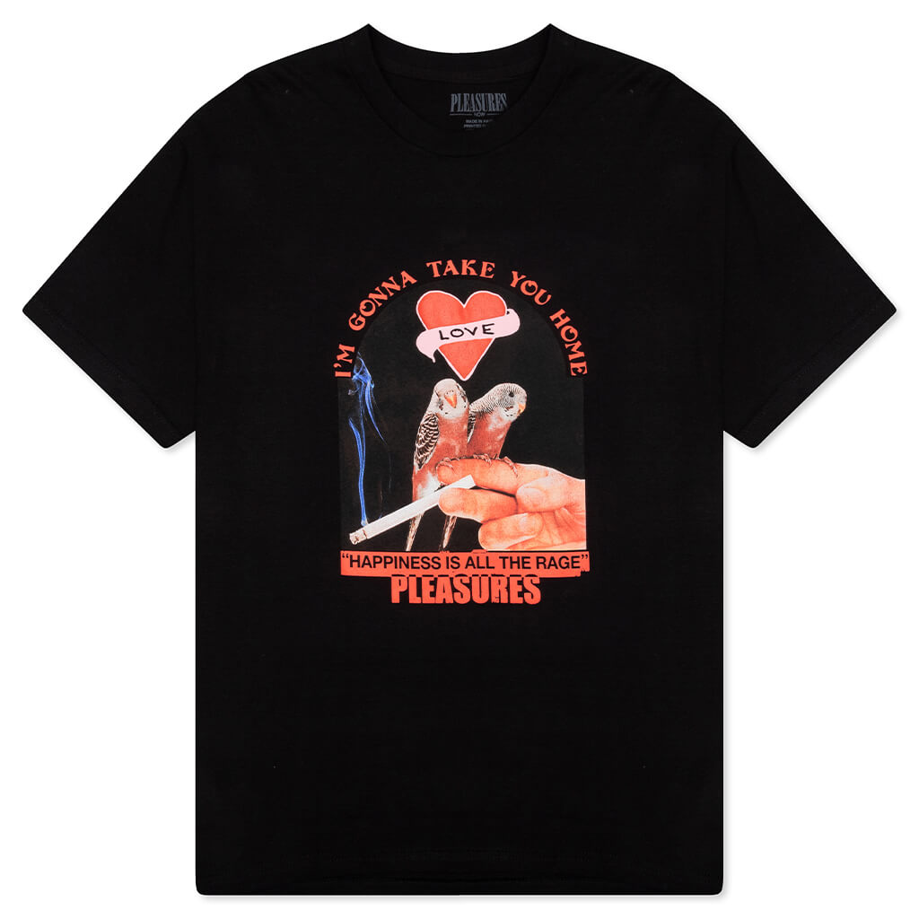 Lovebirds T-Shirt - Black