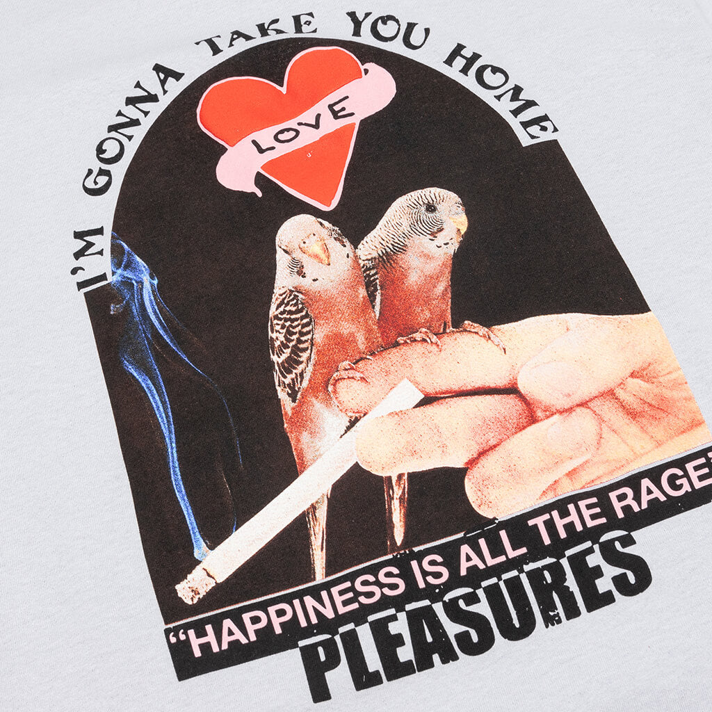 Lovebirds T-Shirt - Silver
