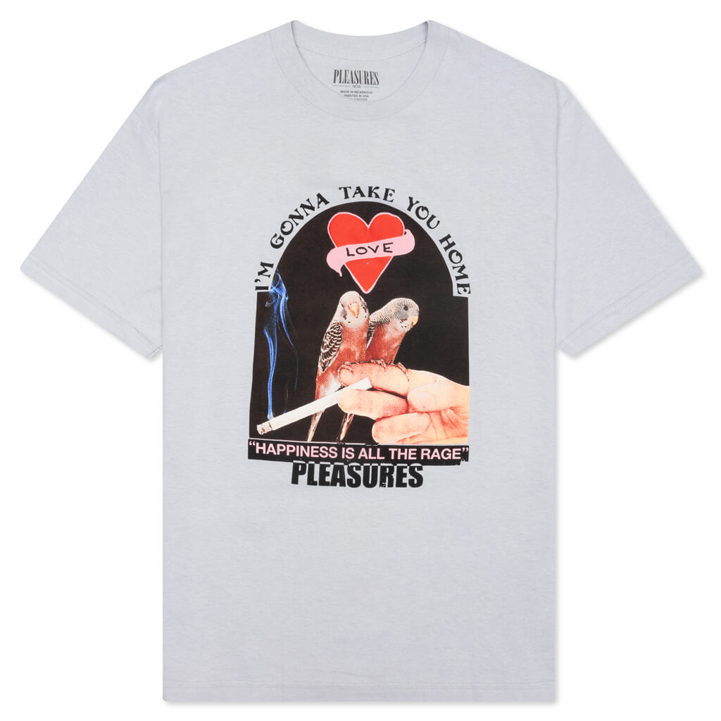 Lovebirds T-Shirt - Silver