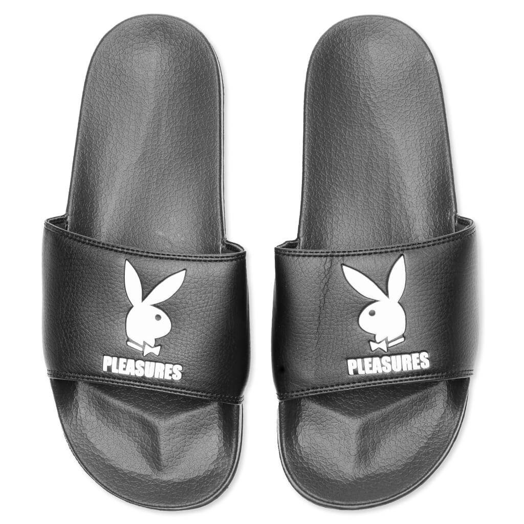 PLEASURES x Playboy Slides - Black
