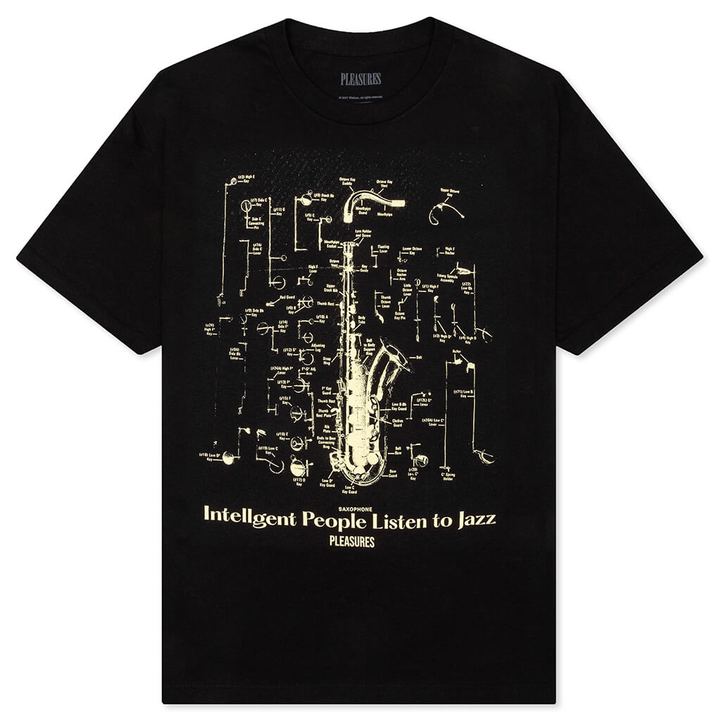 Saxophone T-Shirt - Black