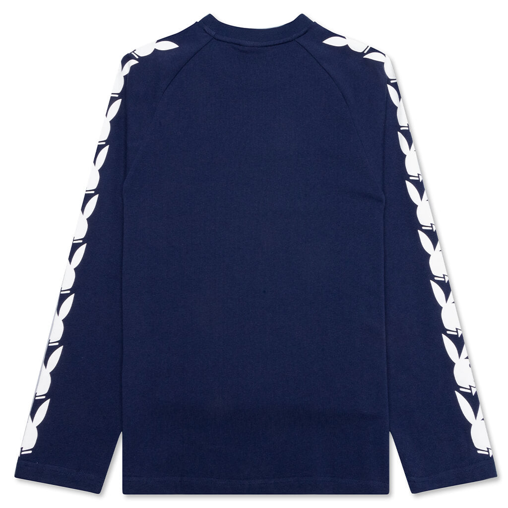 PLEASURES x Playboy PB Raglan L/S - Navy