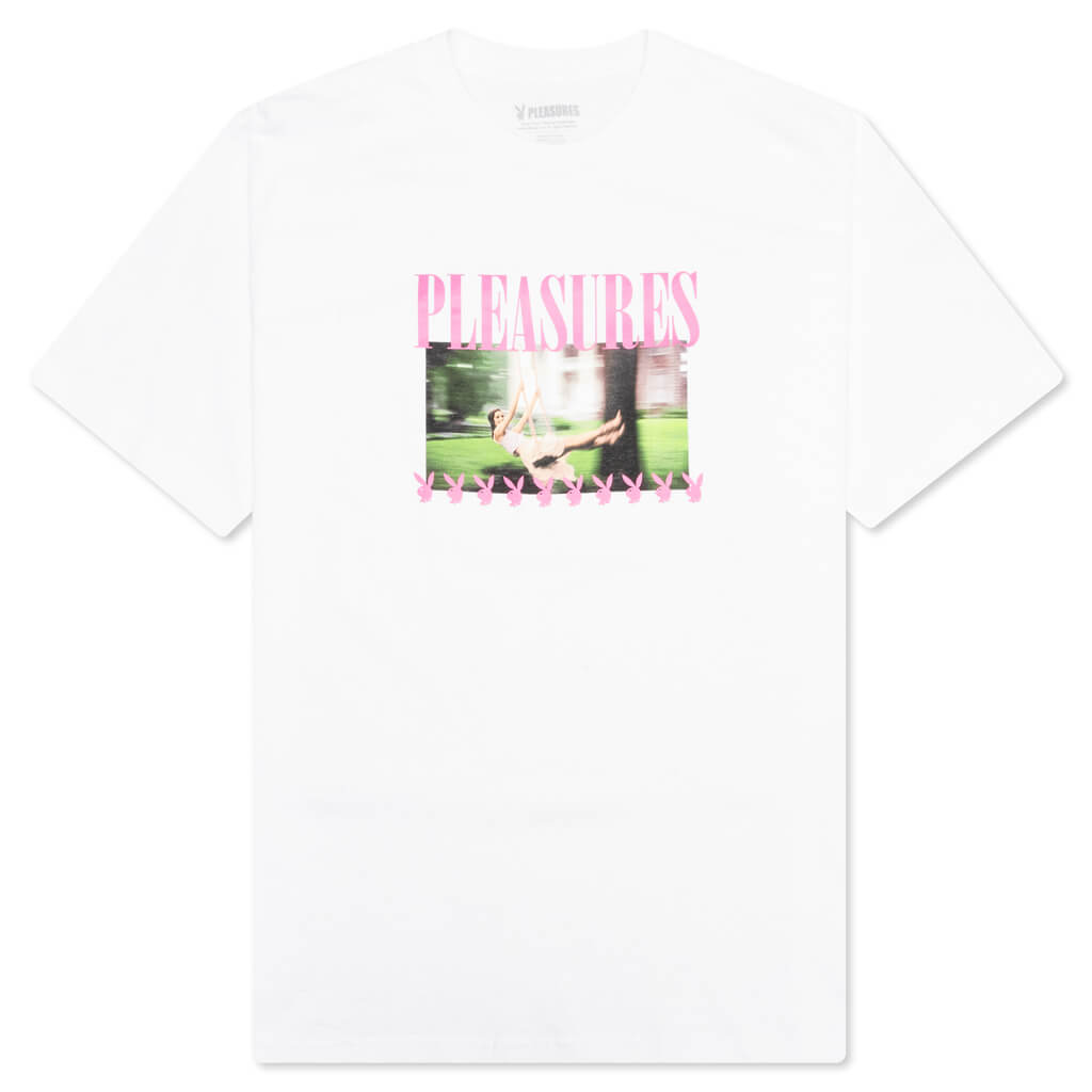 PLEASURES x Playboy Swing T-Shirt - White