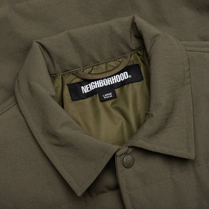 Padded Shirt L/S - Olive
