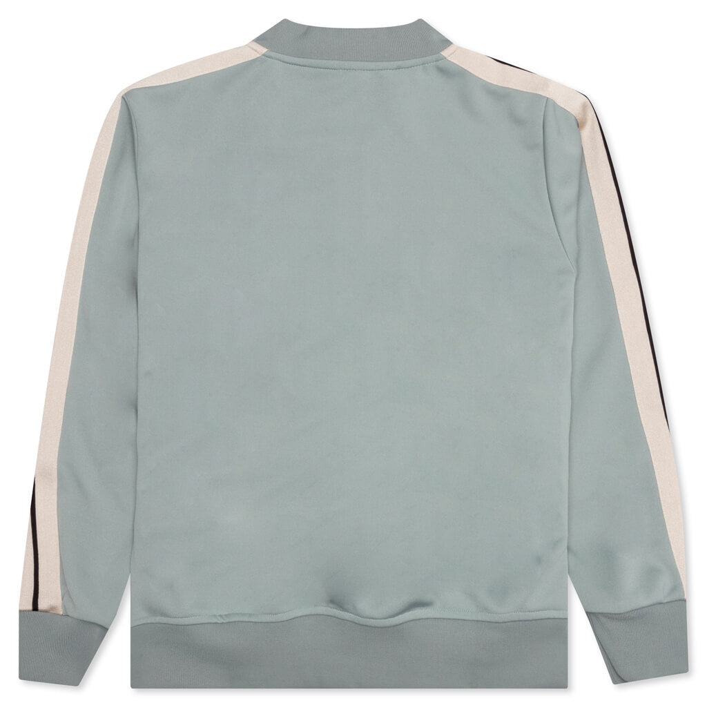 Bomber Track Jacket - Grey/Off White