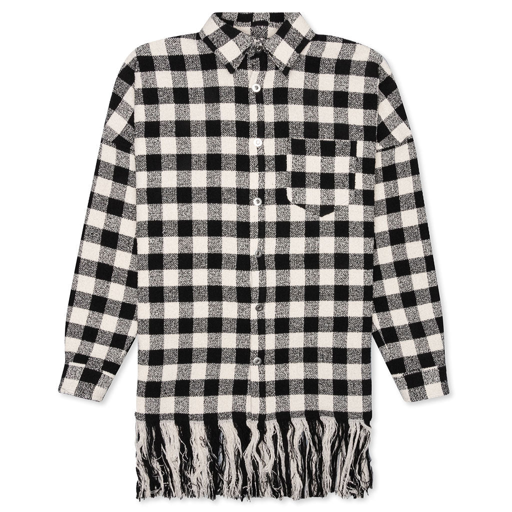 Classic Logo Overshirt - Black/White