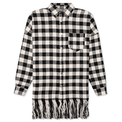 Classic Logo Overshirt - Black/White