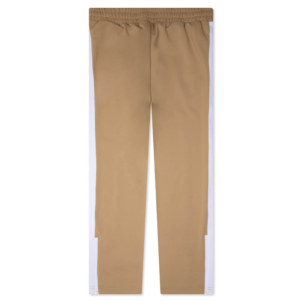 Classic Track Pants - Beige/White