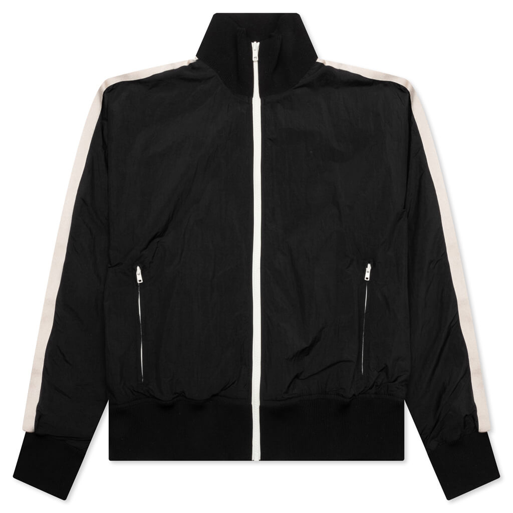Curved Logo WR Track Jacket - Black/White