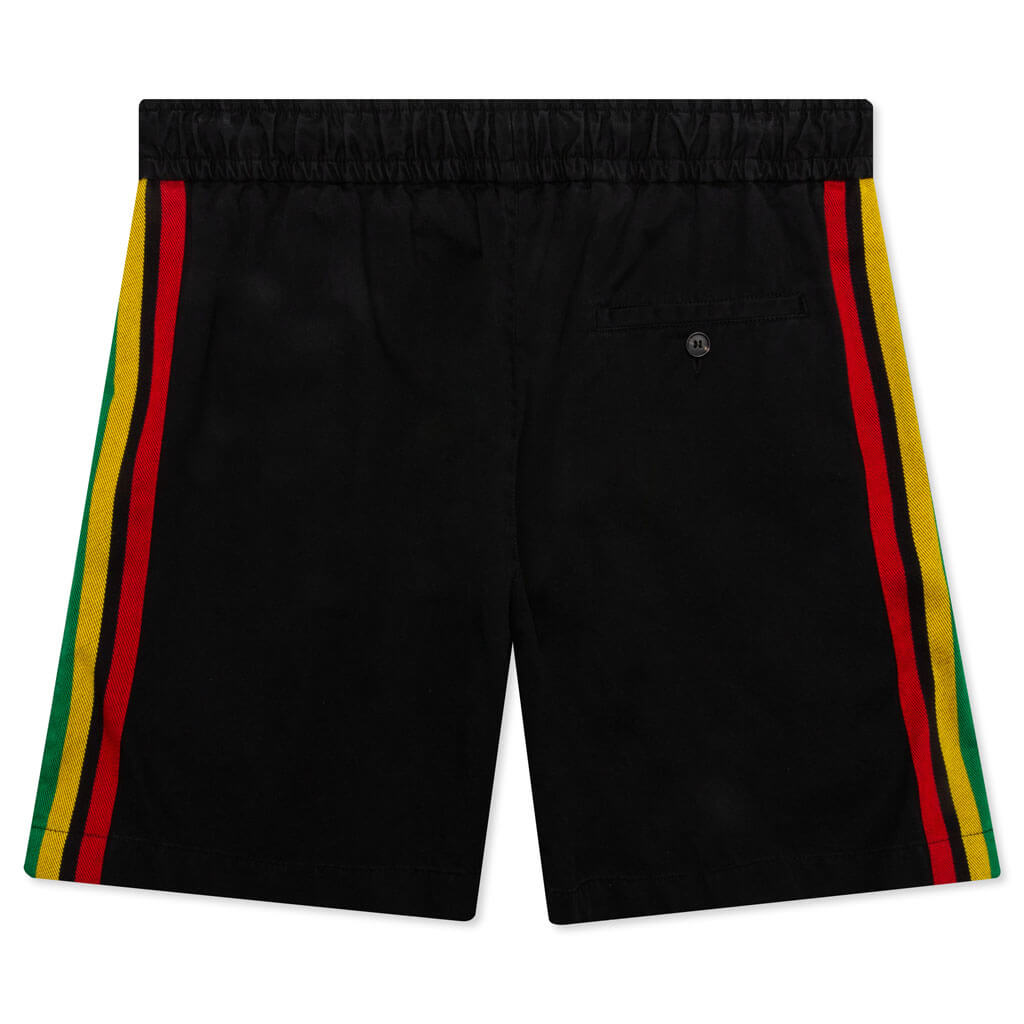 Exodus Side Tape Shorts - Black/Multi