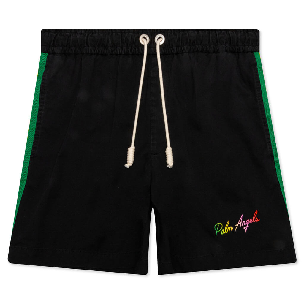 Exodus Side Tape Shorts - Black/Multi