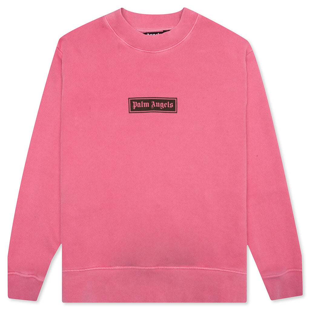 GD Box Logo Crew - Fuchsia/Black