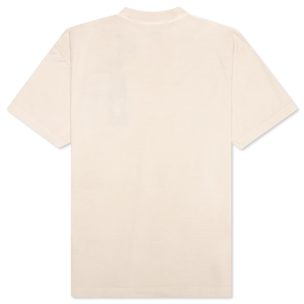 GD Burning Logo Classic Tee - Off-White/Black