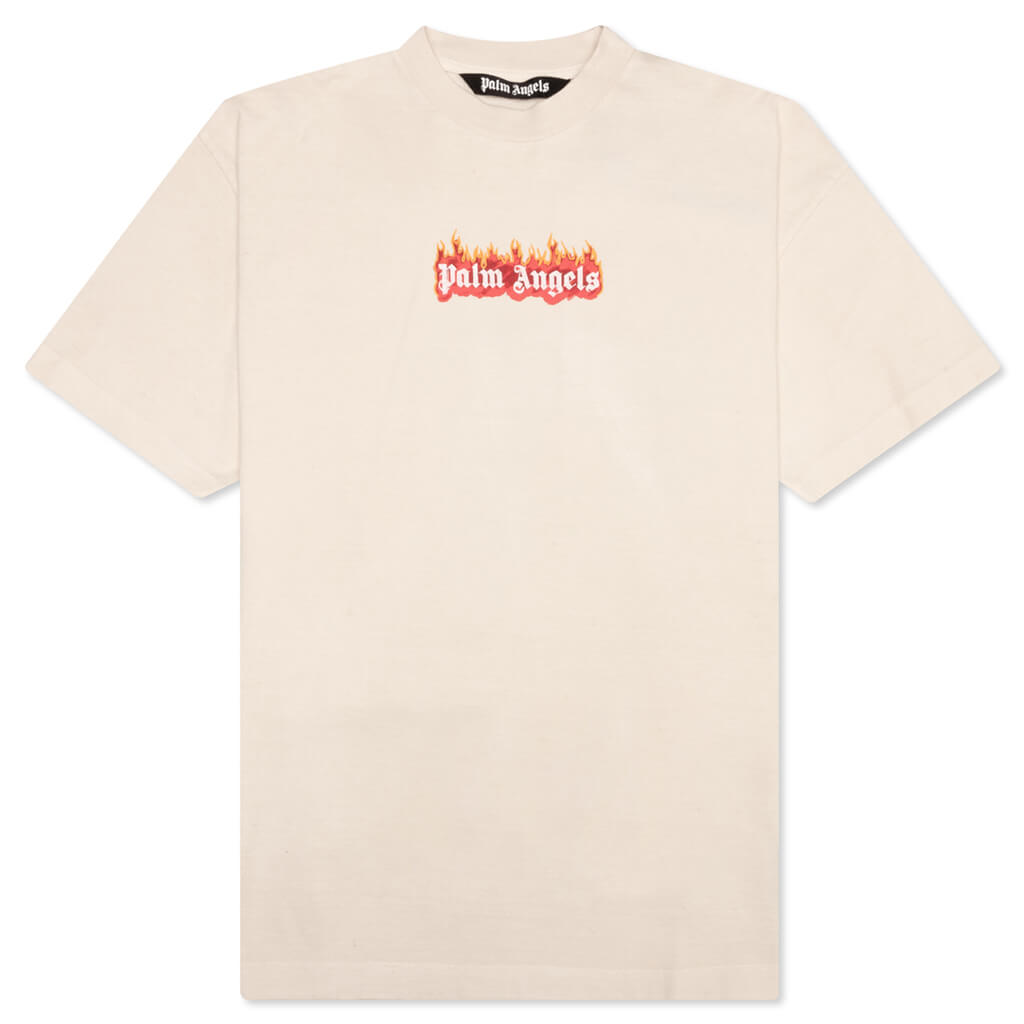 GD Burning Logo Classic Tee - Off-White/Black